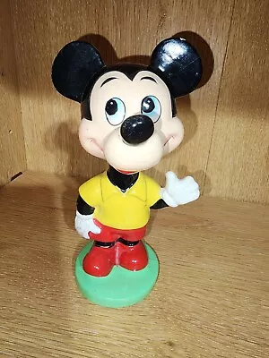 Vintage 1970's Disney Mickey Mouse Bobblehead Nodder  SEE PICS • $9.99