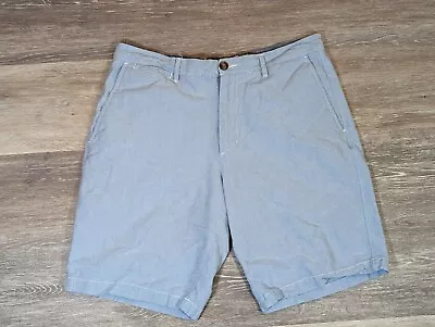 Merona Shorts Mens Size 34 Light Blue Chambray Chino Shorts • $18.96