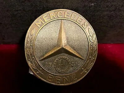 Brass Mercedes Benz 1936 540K Badge Emblem INSTYLE #689 Belt Buckle • $49.95