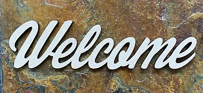 $3 • Buy Welcome Wooden Word Mdf 1/4  Cutout-unfinished-diy-multiple Sizes-made In Usa