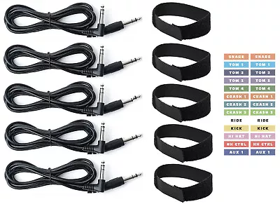 5 Cable Connection Kit For Yamaha Drums: EAD10 DTX-Multi 12/DTXM12 -Snake Wire • $24.99