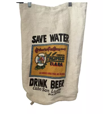 $18.90 • Buy Cabo San Lucas Mexico Tote Beach Bag Shopping Bag Cotton Ruck Sack Vacation Beer