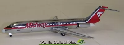 1:400 Aeroclassics Midway Airlines DC-9-30 N8944E 17670 ACN8944E Airplane Model • $29.95