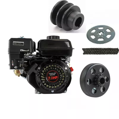 7hp Complete Engine Motor 210CC OHV #35 Clutch Kit ATV Mower Go Kart Trike Drift • $369.29