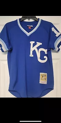 Mitchell & Ness Bo Jackson #16 Kansas City Royals Cooperstown MLB Jersey Mens S • $35.99