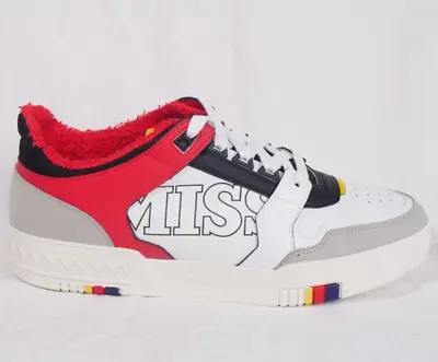Missoni White-Red Basket 90' Low Fruit Base Unisex Sneakers Shoes US 8 RRP $462 • $99.68