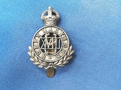 The 18th Queen Marys Own Hussars Cap Badge. • £49