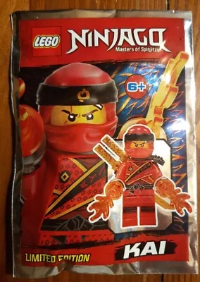 Lego NINJAGO KAI Minifigure 891842 Foil Bag BRAND NEW . 2018 LIMITED EDITION • $10