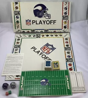 1991 NFL Playoff Board Game Vikings VS Lions Complete In Good Cond FREE SHIP • $26.99