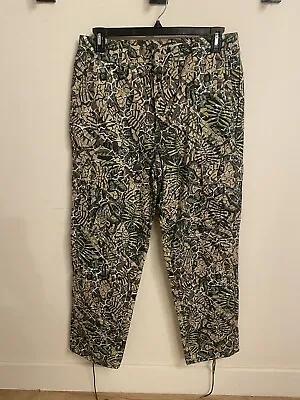 Brush Country Camouflage Cargo Pant Mens  L Outdoor Multi Pocket Mid Rise  Nylon • $10
