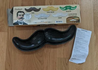 NIB Silicone Large Mustache Cake Candy Baking Mold Ice Corn Bread Gelatin Gel • $26.50