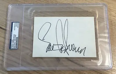 Lance Armstrong Autographed Index Card - PSA / DNA Certified Authentic - Cyclist • £109.27