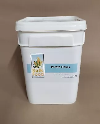 BULK-Instant Potato Flakes-Dehydrated-4 Gallon Bucket-Long-Term Storage-10# • $89.95