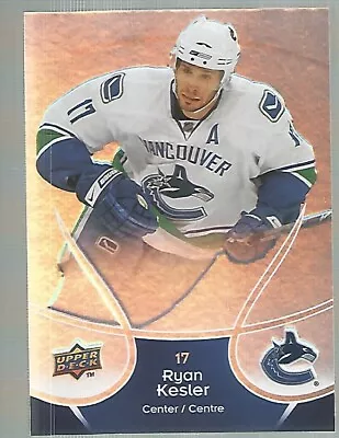 2009-10 Upper Deck McDonald's Ryan Kesler Vancouver Canucks Card # 47 MINT • $1.20