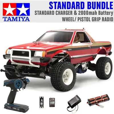 TAMIYA RC 58384 Subaru Brat - 2 Bodies 1:10 Standard Wheel Radio Bundle • £243.95