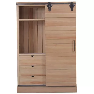 Bala Farmhouse Sliding Door Kitchen Cupboard Storage Cabinet Vintage Birch • $2455