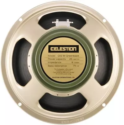 Celestion G12M Greenback Guitar Speaker • $227.57