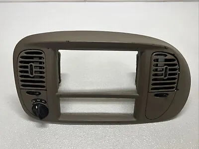 98-03 Ford F-150 F150 Radio Heater Air Vents Dashboard Trim Bezel OEM Tan READ • $59.99