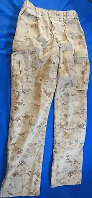 Usmc Us Marine Corp Desert Marpat Combat Tactical Cargo Pants Small Regular • $34.24