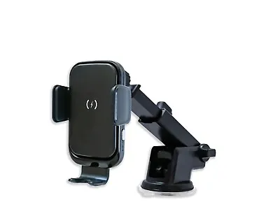 Wireless Car Charger 15W Qi Fast Charging Auto-Clamping Car Mount Phone Holder • $18.99