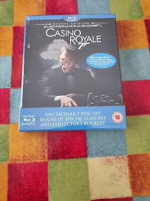 CASINO ROYALE 2 Disc Deluxe Edition BLU RAY James Bond 007 Daniel Craig UK NEW • £0.99
