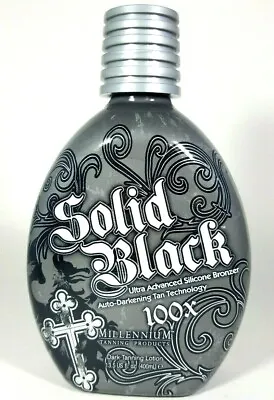 Millennium SOLID BLACK 100X Dark Tanning Lotion 13.5 Oz • $29.99