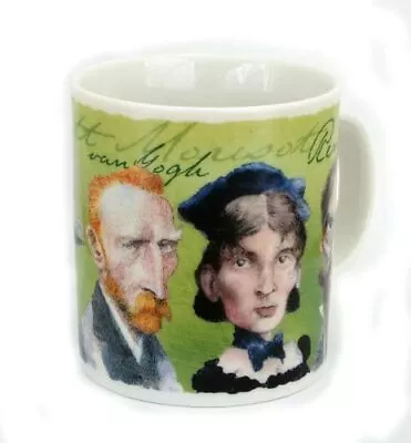 Impressionist Painter Mug Coffee 14oz Cup Gauguin Cassat Renoir Van Gogh Morisot • $5