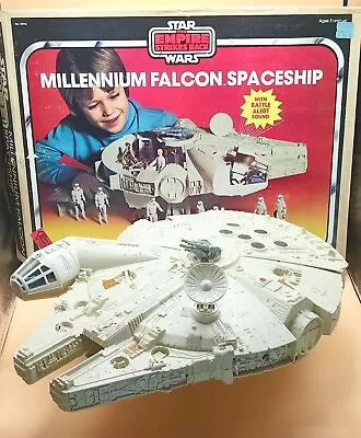 ⭐100% Complete Vintage Star Wars Millennium Falcon 1979 Working W/NMINT BOX  • $208.49