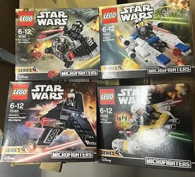 Lego 75160  75161  75162  75163 - Star Wars Microfighter Series 4 (BNIB) • $125