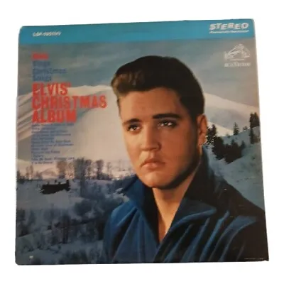 Elvis' Christmas Album Vinyl LP Record LPM-1951 (e)Mono RCA Victor Presley  • $16