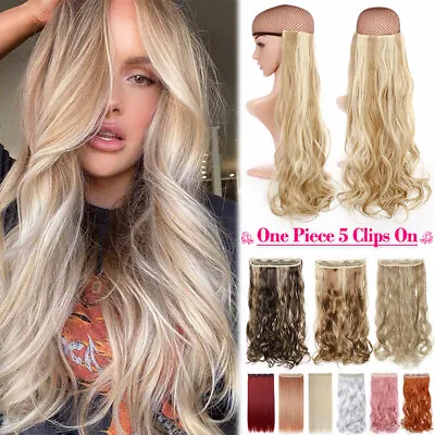 $3.76 • Buy On CLEARANCE One Piece THICK 100% Real Clip In Hair Extensions Long As Human HYT