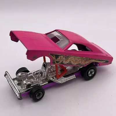 Vtg Lesney Matchbox Superfast Dodge Dragster No.70 1971 Pink Made In UK • $17