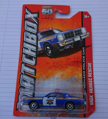 £12 • Buy Matchbox MBX Heroic Rescue Dodge Monaco Police Car 2012