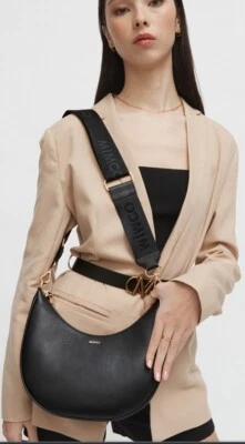 $88.88 • Buy Mimco Classico Black Leather Bag. Excellent Condition.