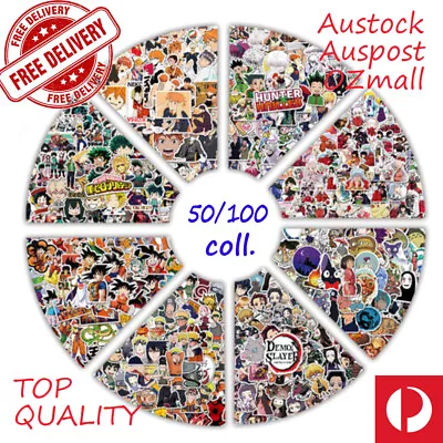 50/100pcs Laptop/Skateboard Sticker Anime Cartoon TVshow Movie Bomb Decal Vinyl  • $7.99