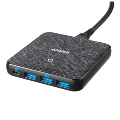 $89.95 • Buy Anker Powerport Atom III 4 Port 65Watt Black Fabric