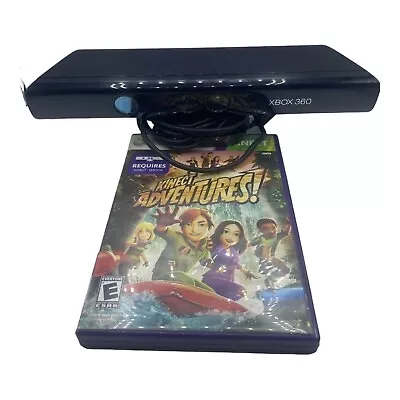 Kinect Sensor With Kinect Adventures Game Microsoft XBOX 360 Tested Works • $22.99
