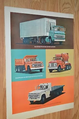 $17.99 • Buy ★1964 Chevy Series 60 80 Semi Truck Original Vintage Large Advertisement Ad 64