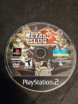 Metal Slug 5 Five Sony PlayStation 2 PS2 Disc Only Arcade Shooter Tested NTSC-U • $14.99