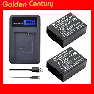 Battery / Charger For Panasonic Lumix DMC-FZ200 DMC-FZ300 K DMC-FZ330 DMC-FZ1000 • $29.95