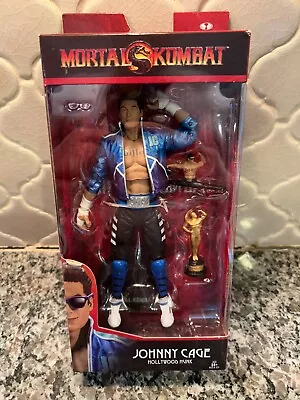 McFarlane Toys Mortal Kombat Johnny Cage Hollywood Hunk 7  Sealed Non-Mint Box • $50