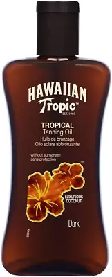 Hawaiian Tropic By Hawaiian Tropic Tanning Oil Dark 200ml • £8.97