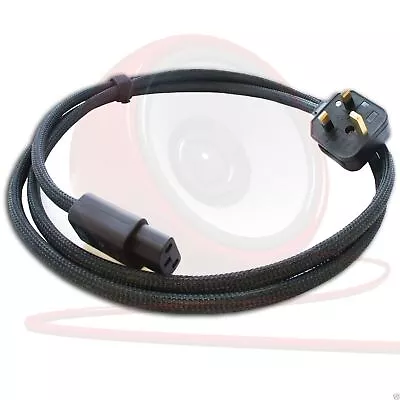 Audiophile Screened IEC Mains Cable. Uk Plug To C13 Kettle Socket Lead. 1m 1.5m • £285.79