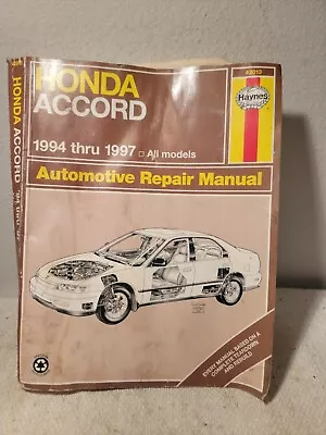 Haynes Honda Accord 42013 Repair Manual 1994 - 1997 All Models • $7.77