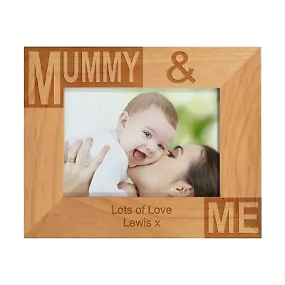 Personalised Mummy And Me Photo Frame Birthday Christmas Mothers Day Gift Idea • £23.95