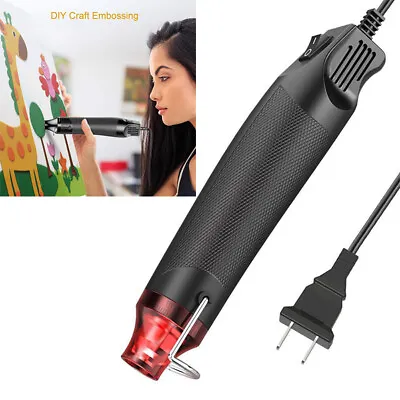 Mini Heat Gun DIY Electric Nozzles Tool Hot Air Gun Embossing Drying Paint USA • $9.39