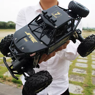 Large RC Car Monster Truck 4WD Off-Road Vehicle 2.4GHZ  Electric Buggy 27/38cm • £18.95