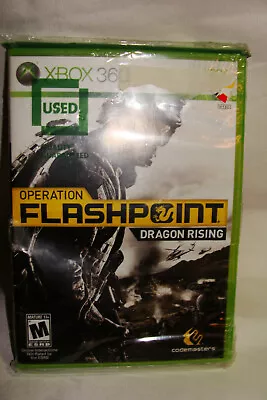 Xbox 360 Operation Flash Point Dragon Rising CIB Resealed Used • $13.99