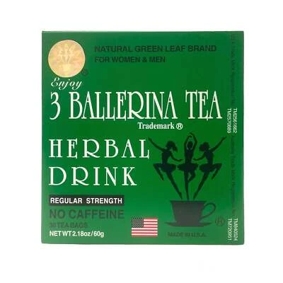 3 Ballerina Tea Herbal Drink - Regular Strength • $8.50