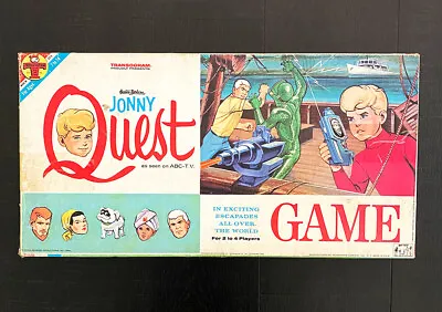 $1000 • Buy Vintage 1964 Transogram Jonny Quest Board Game - Almost Complete